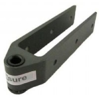 18.02B - 8mm Bottom 25mm Rudder Gudgeon 3-Hole Mounting with Carbon Bush