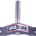 18.18 - 8mm Top Lightweight Transom Pintle 2-Hole Mounting (5mm)