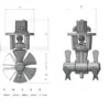 Max Power CT HYD 325 (19cc) Hydraulic Tunnel Thruster - Image 2