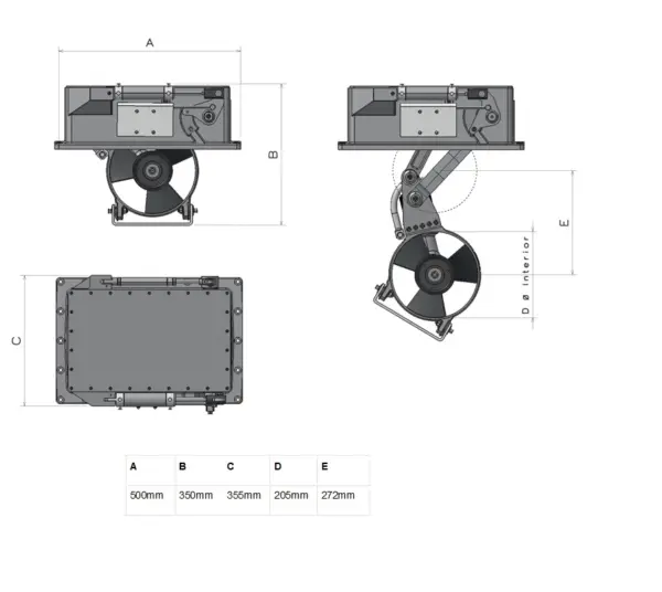 Max Power R200 - Hydraulic Retractable Thruster - Image 2