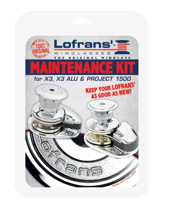 Lofrans Maintenance Kit for X3, X3 Alu, Project 1500 Vertical Windlass