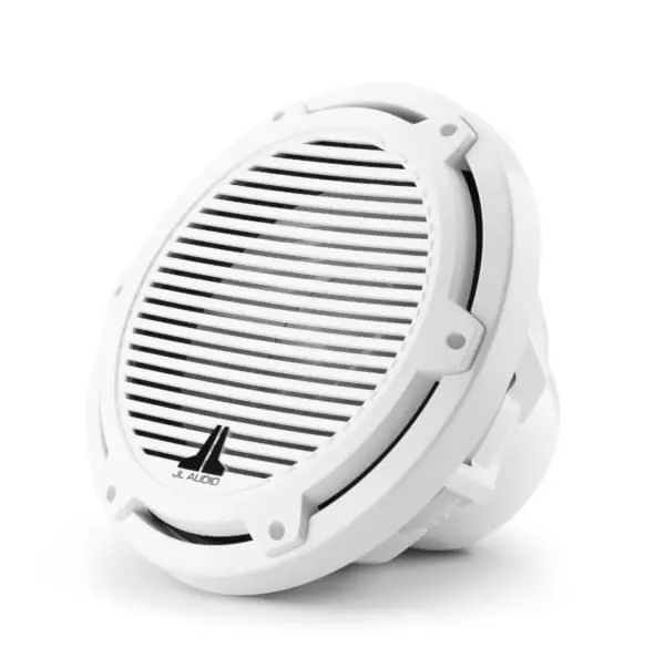 JL Audio - M3 10IB 10 inch Subwoofer for infinite baffle - Gloss White Classic Grill 4 Ω