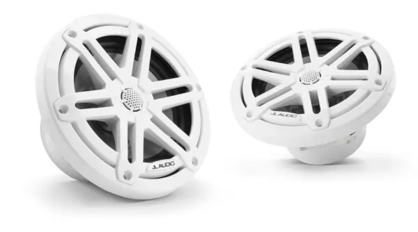 JL Audio - M3 7.7 inch Speakers - Gloss White Sports Grill