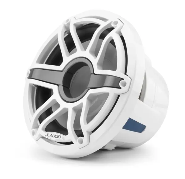 JL Audio - M6-10W 10 inch Subwoofer - Gloss White Sports Grill