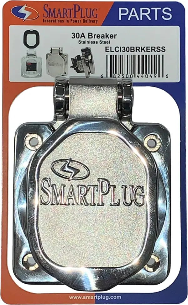 Smart Plug - 30 amp Breaker - Stainless steel