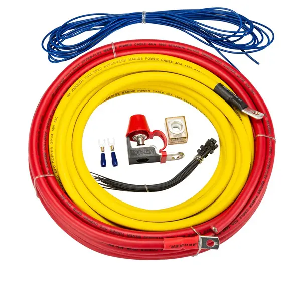 47KMPK4 - 4 Gauge Marine Amplifier Power Kit
