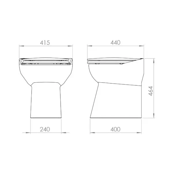 Sanimarin 43 Toilet - Quiet Range Standard Height - Image 3