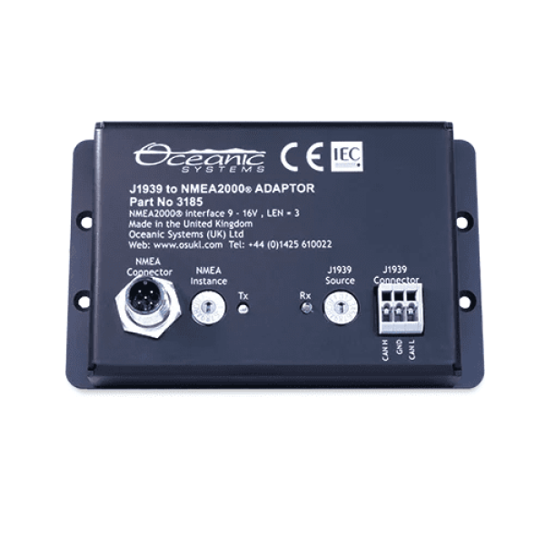 Oceanic Systems j1939 to NMEA2000 Adaptor